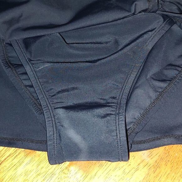 Ocean Dreams black swimsuit bating suit short bottom  Sz 12 NWOT - Picture 6 of 7